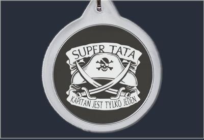 Brelok do kluczy Super Tata