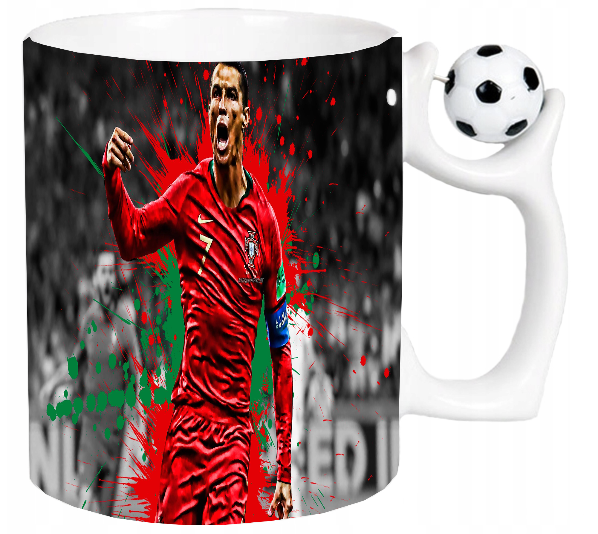 Kubek z piłką dla Fana Ronaldo CR7