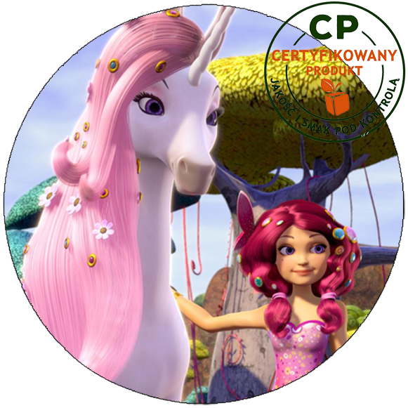 Opłatek na tort Mia i Ja