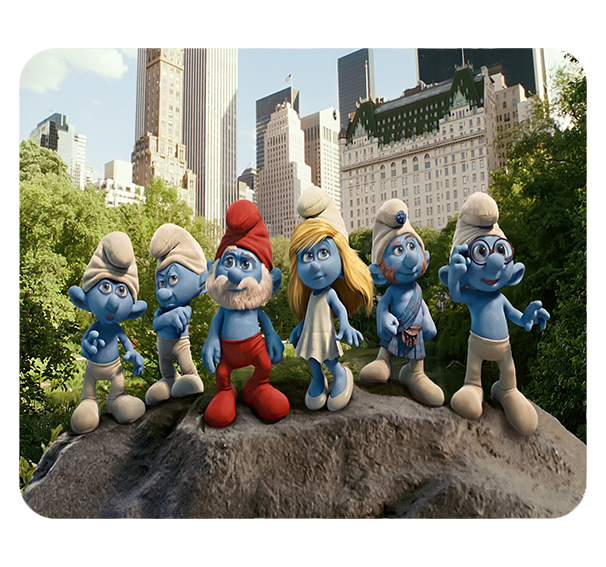 Podkładka pod myszkę Smerfy