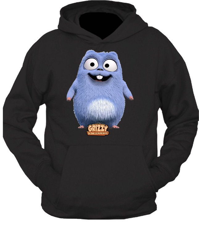 Bluza z kapturem Grizzy i Lemingi