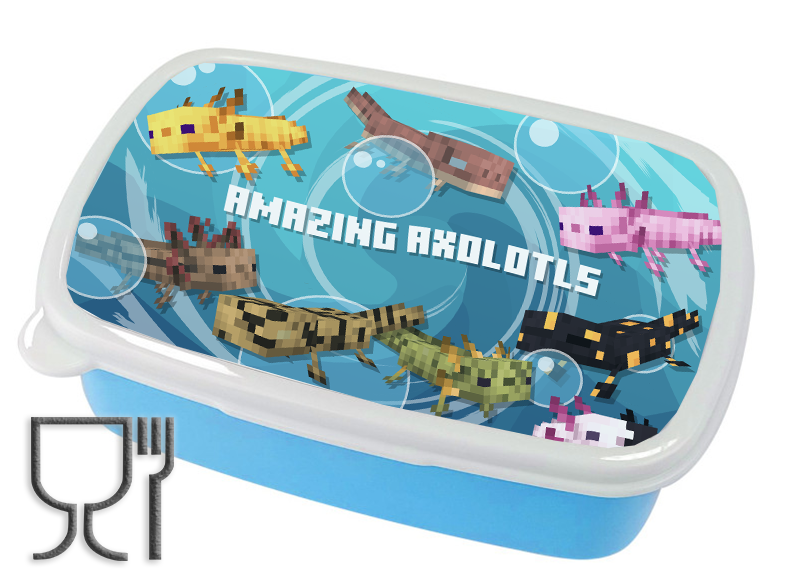 Pojemnik śniadaniowy Axolotl - Minecraft
