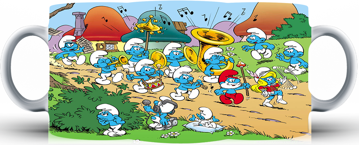 Kubek ceramiczny Smerfy - The Smurfs
