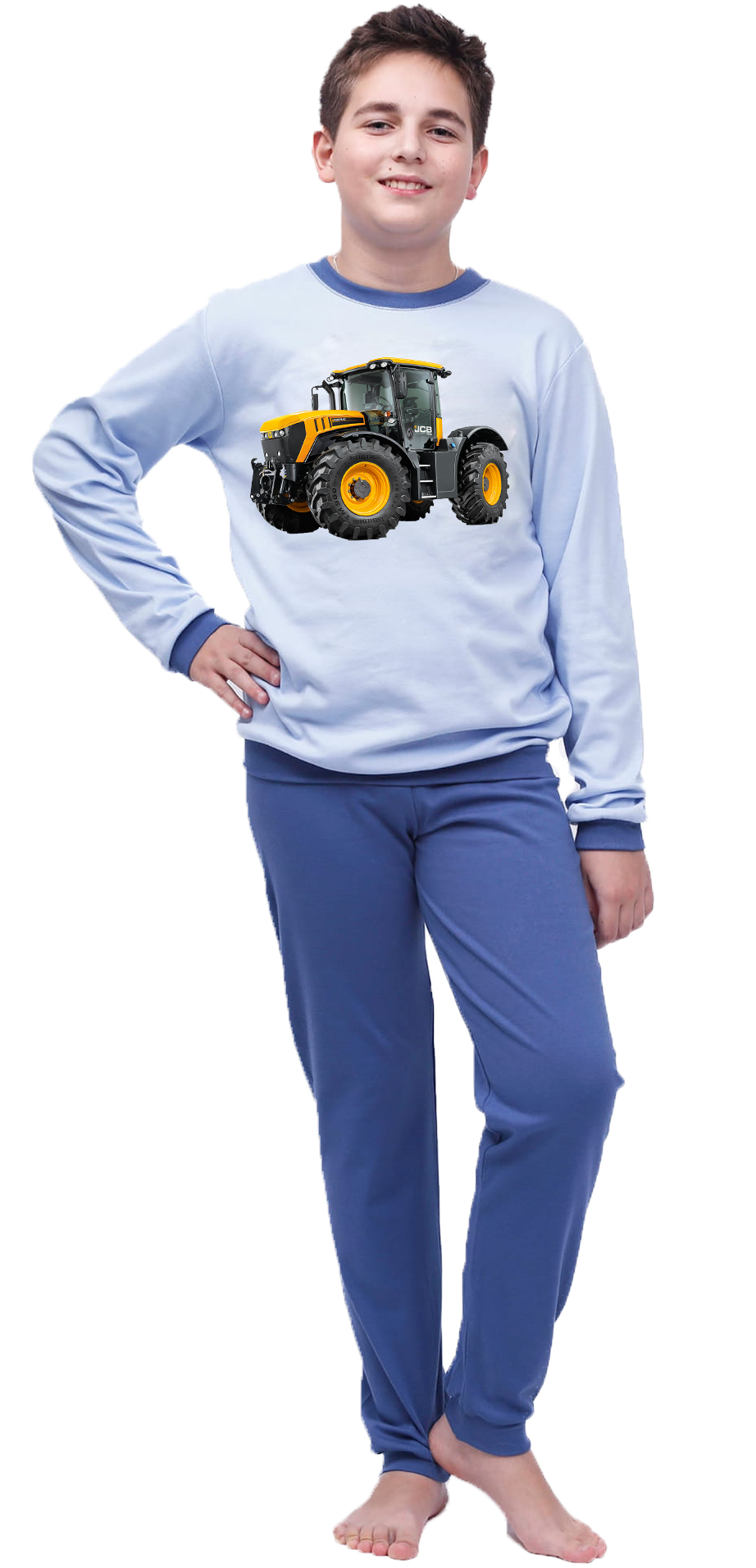 Piżama dziecięca Traktory