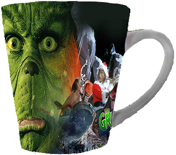Kubek latte Grinch