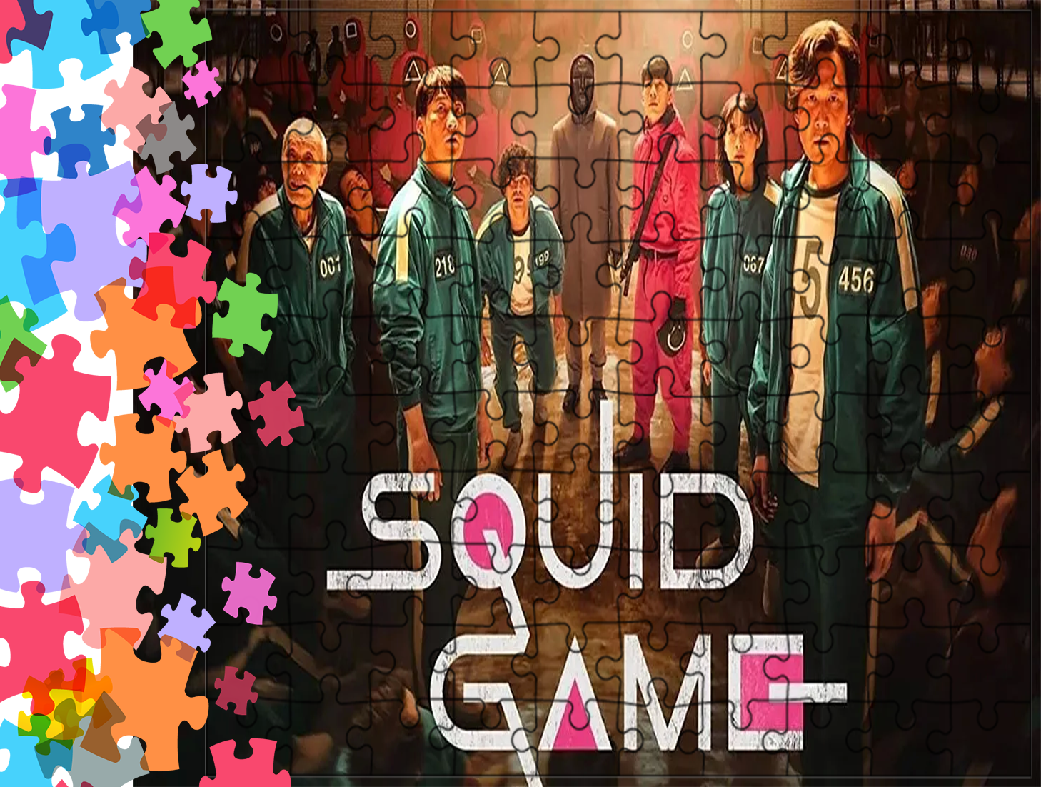 Puzzle tradycyjne - Squid Game