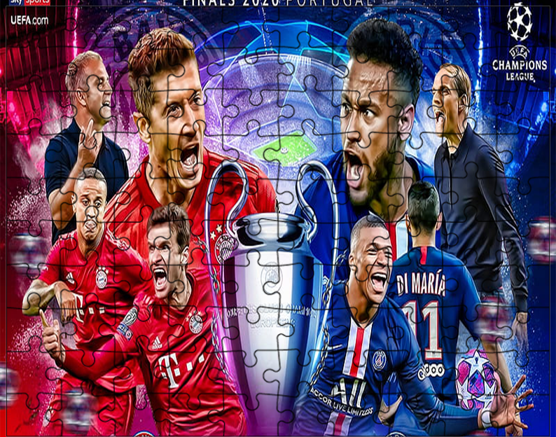 Puzzle Neymar Mbappe Lewandowski