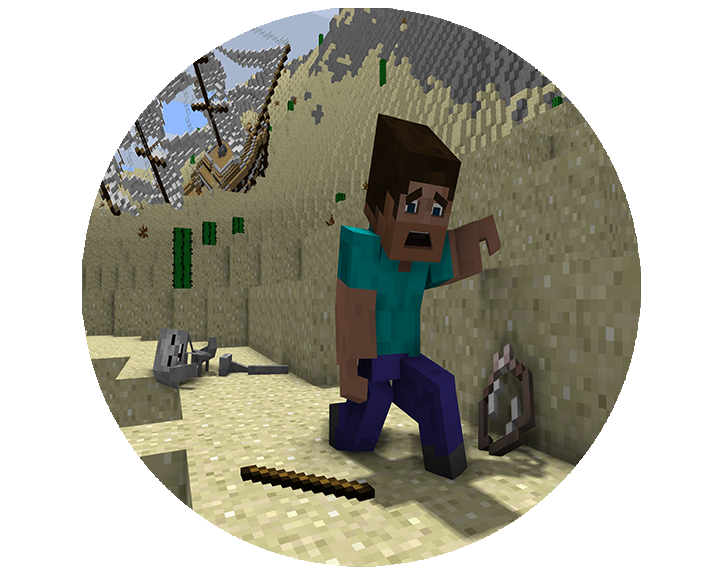 Opłatek na tort Minecraft