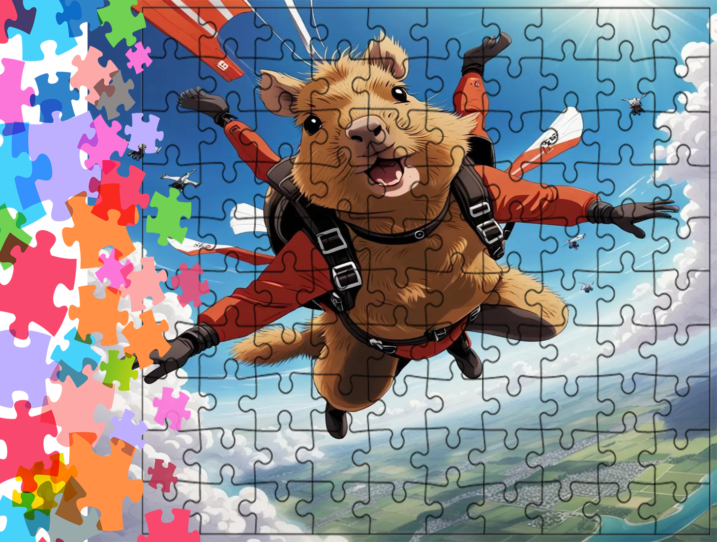 Puzzle tradycyjne - Kapibara