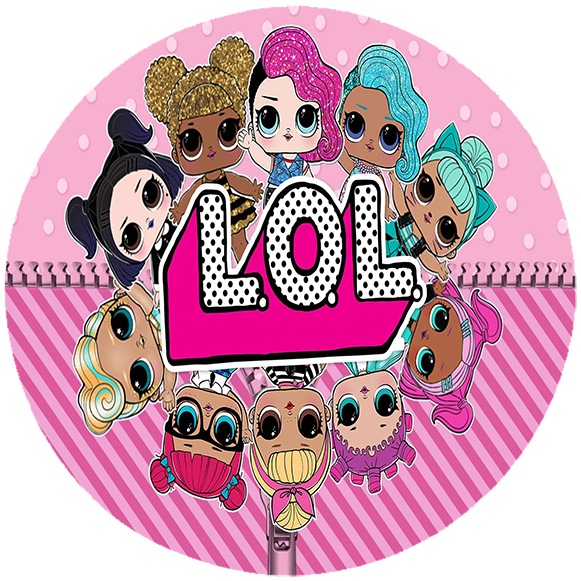 Opłatek na tort lol Suprise