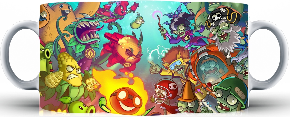 Kubek ceramiczny Plants vs Zombie