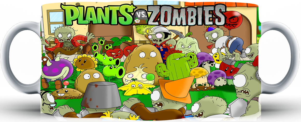 Kubek ceramiczny Plants vs Zombie
