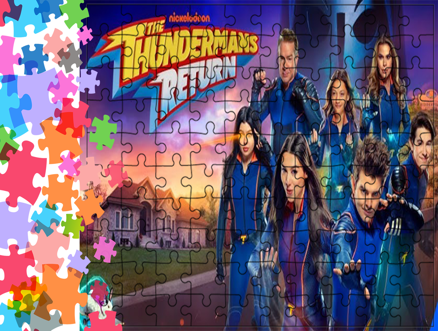 Puzzle tradycyjne - Grzmotomocni