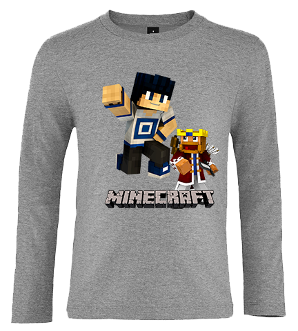 Koszulka z dł.rękaw. Minecraft