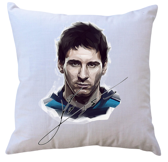 Poduszka Lionel Messi z autografem