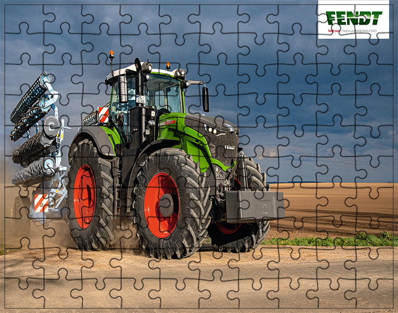 Puzzle Traktor Ciągnik