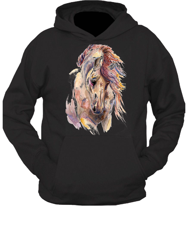 Bluza z kapturem Koń