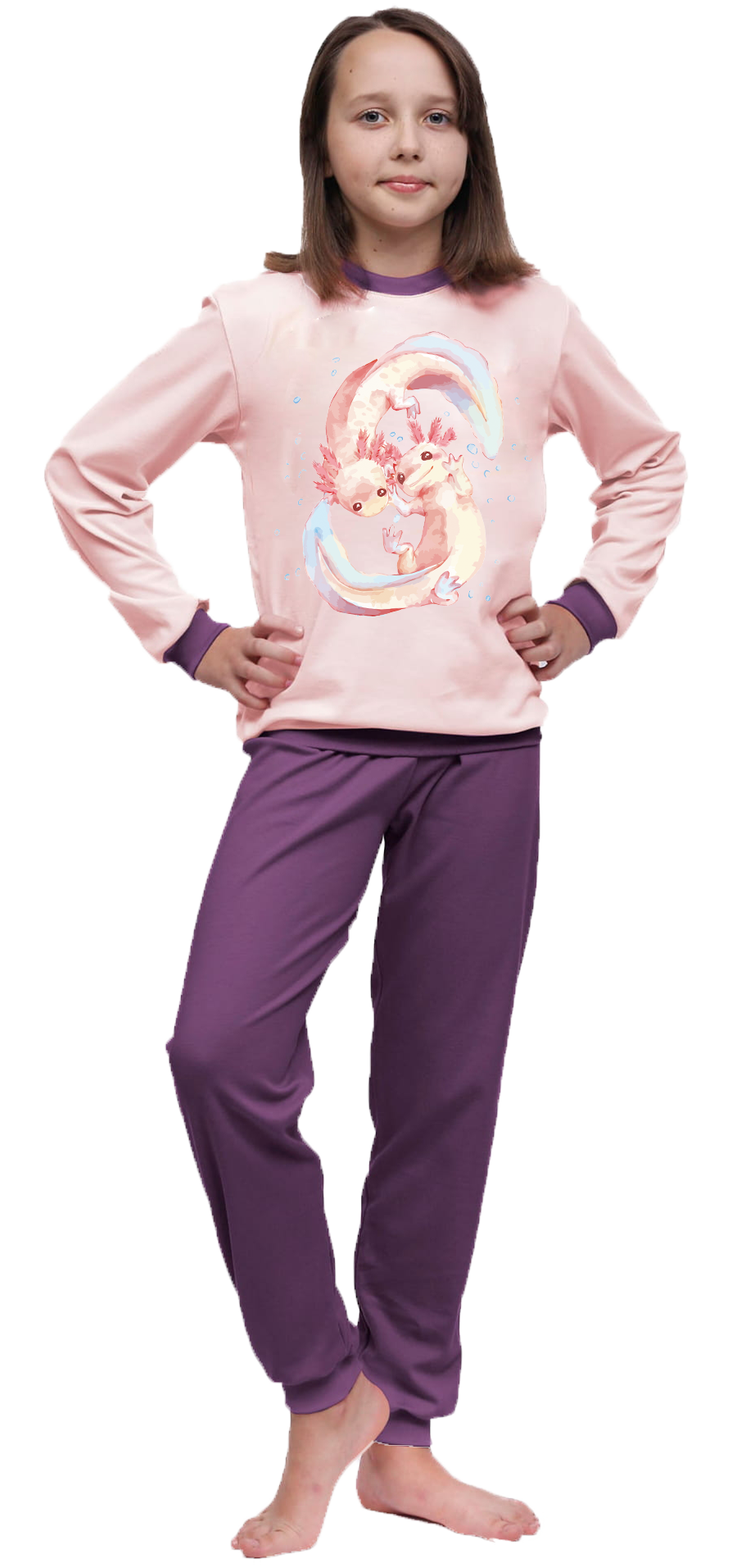 Piżama dziecięca Axolotl