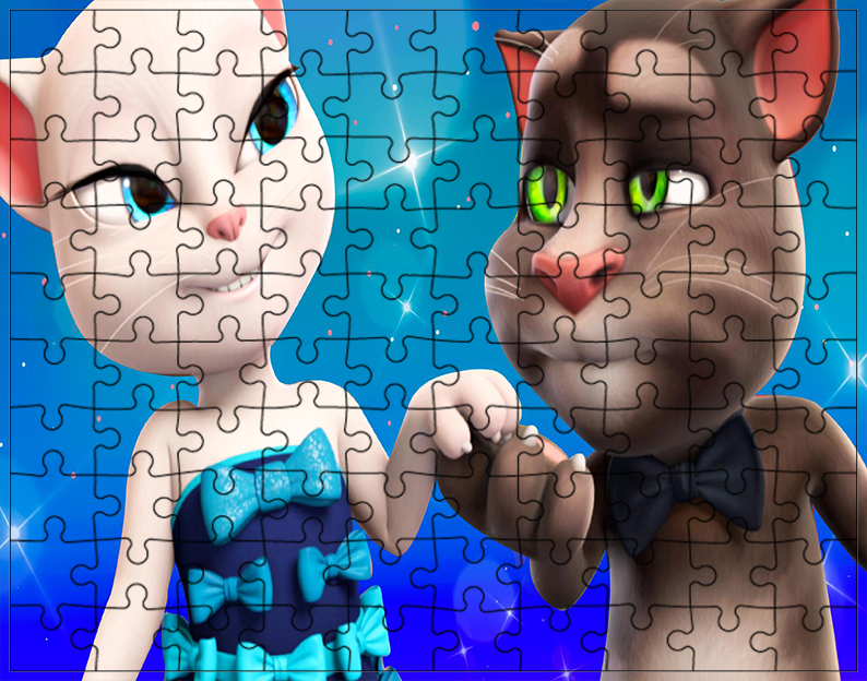 Puzzle Gadający Kot