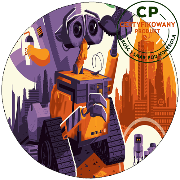 Opłatek na tort Wall-e