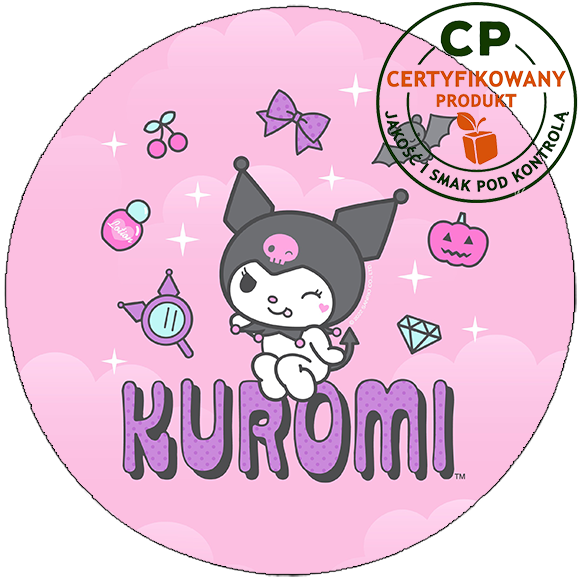 Opłatek na tort Kuromi