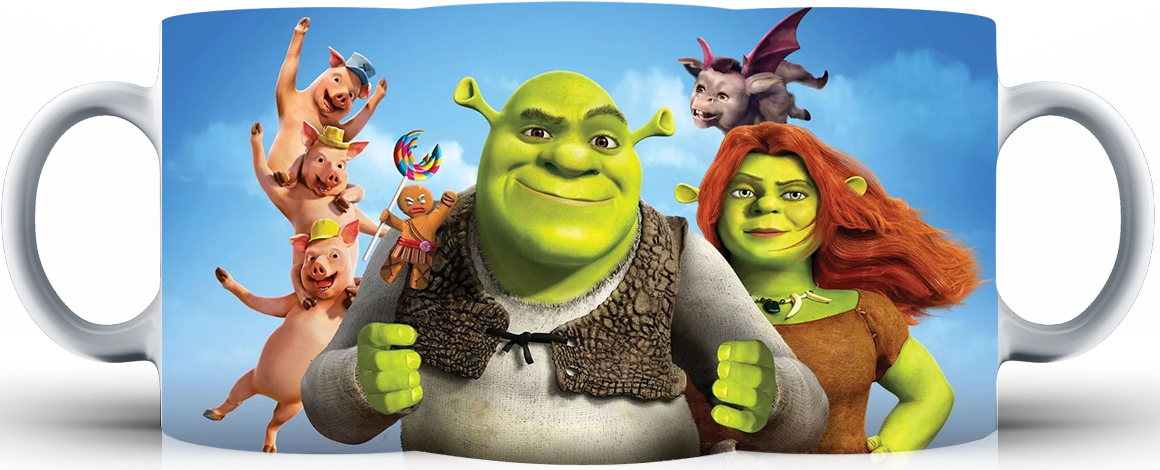 Kubek ceramiczny Shrek