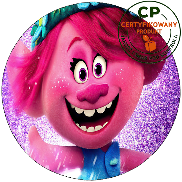 Opłatek na tort Trolls Trolle