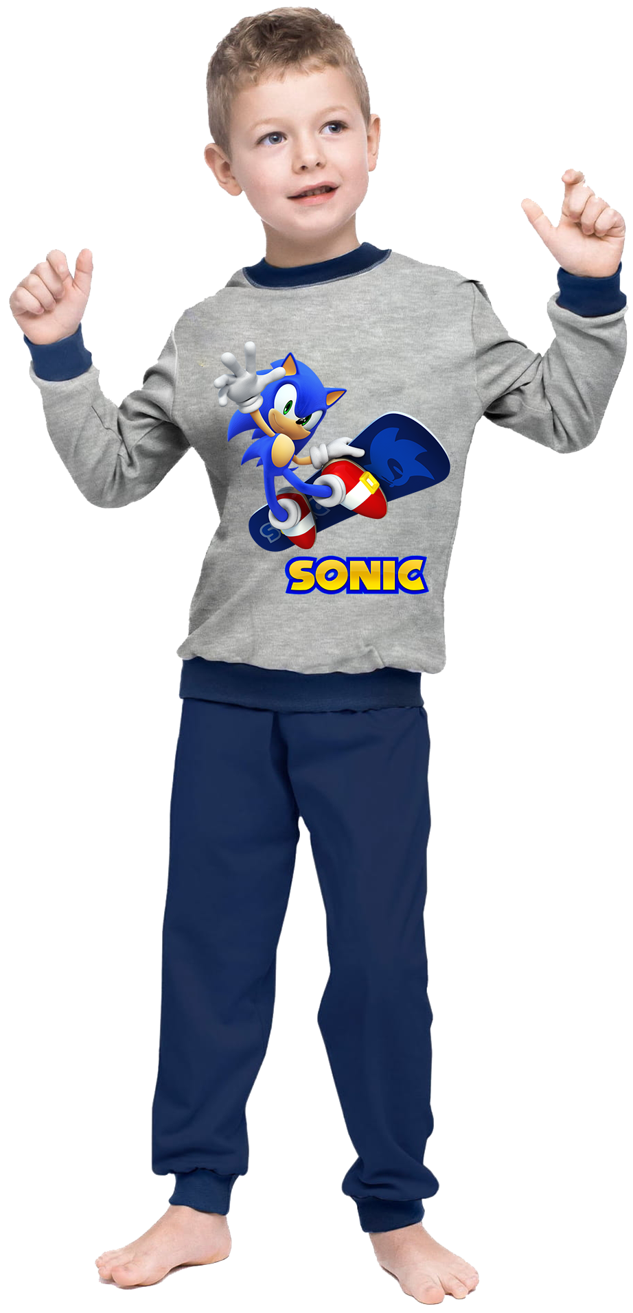 Piżama dziecięca Sonic