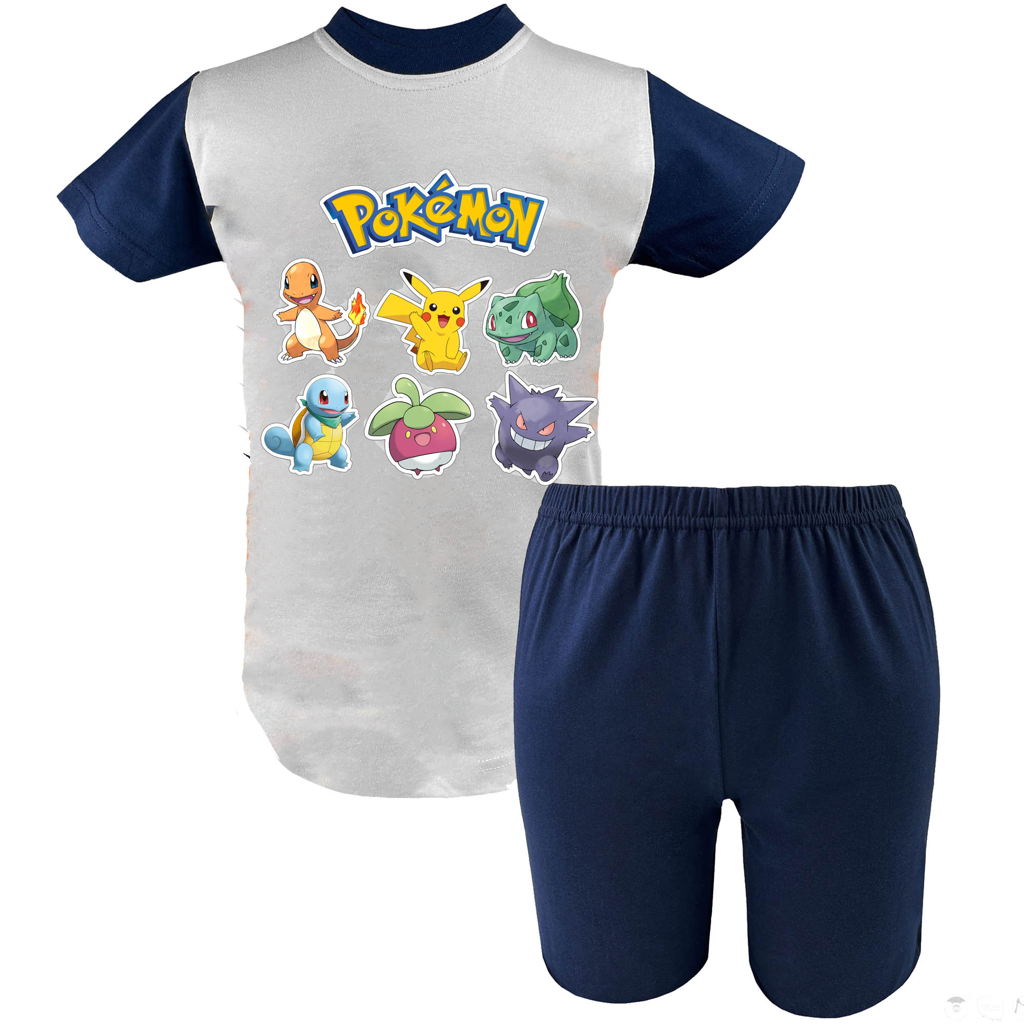Krótka Piżama dziecięca Pokemon