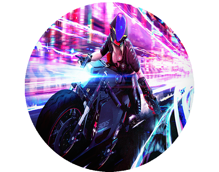 Podkładka pod myszkę Cyberpunk