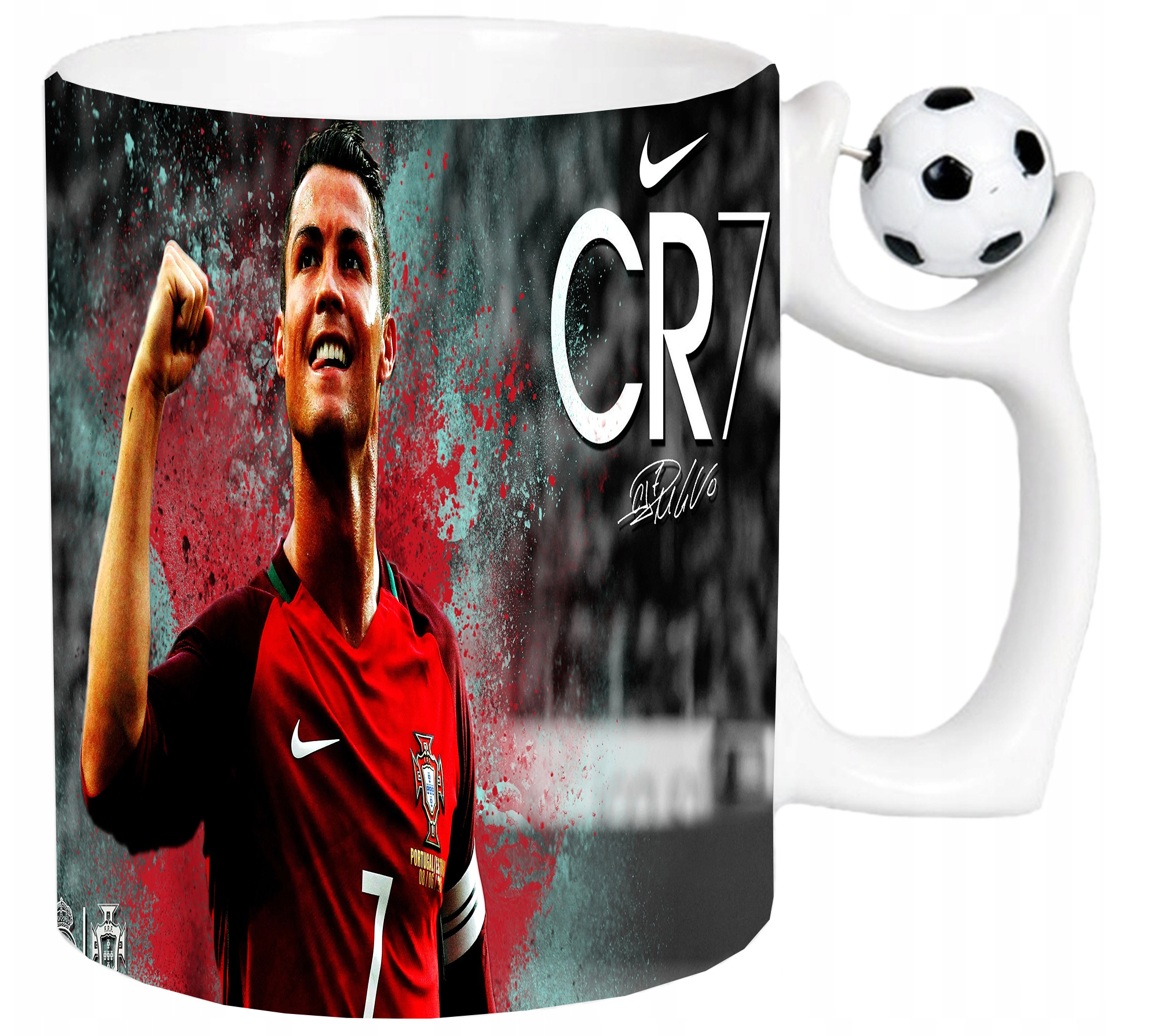 Kubek z piłką dla Fana Ronaldo CR7