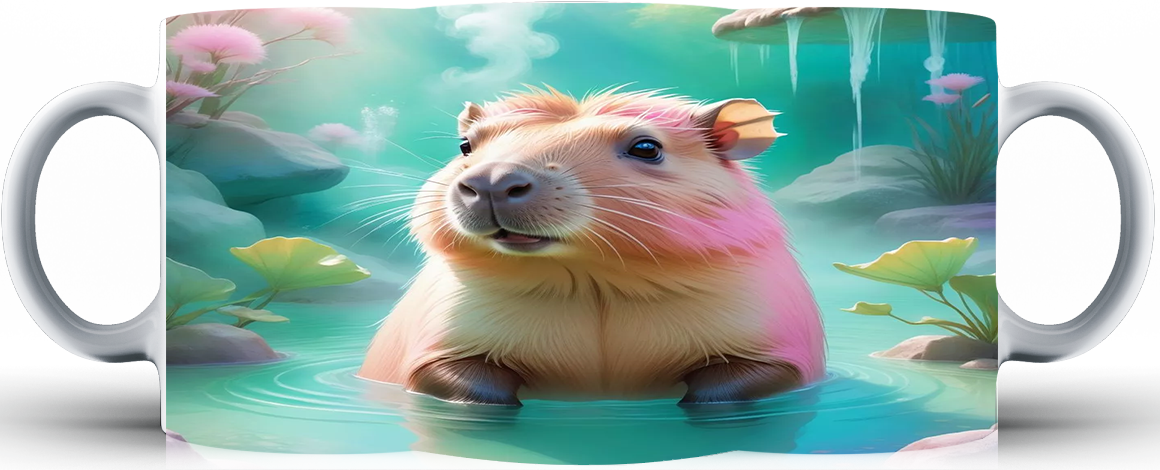 Kubek ceramiczny Kapibara