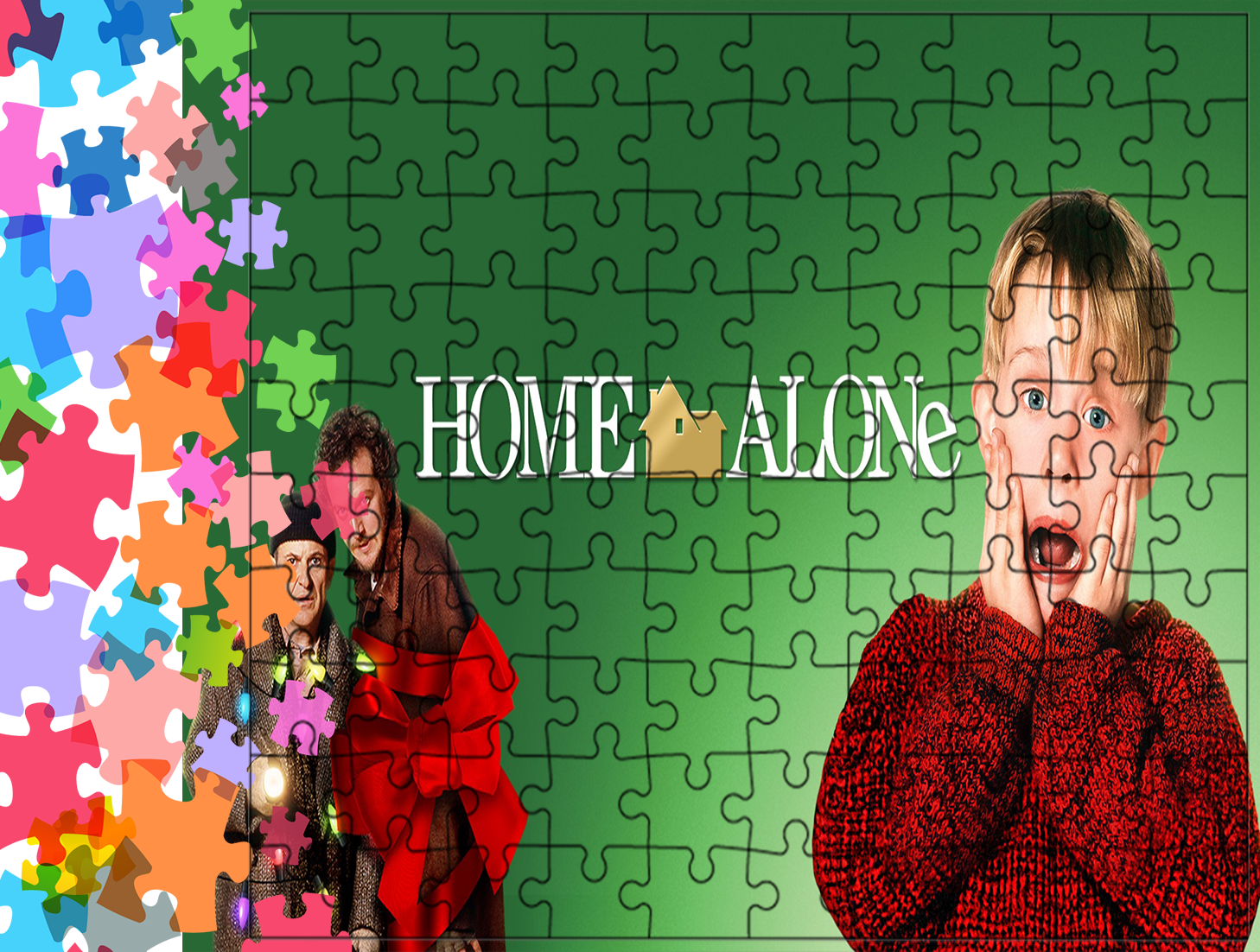 Puzzle tradycyjne - Kevin sam w Domu - Home Alone 1,2