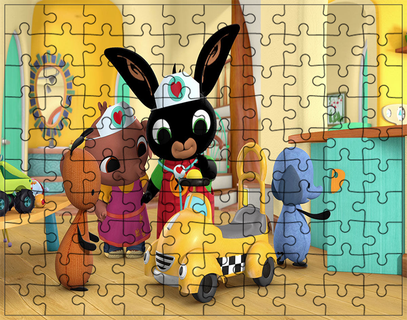 Puzzle Królik Bing