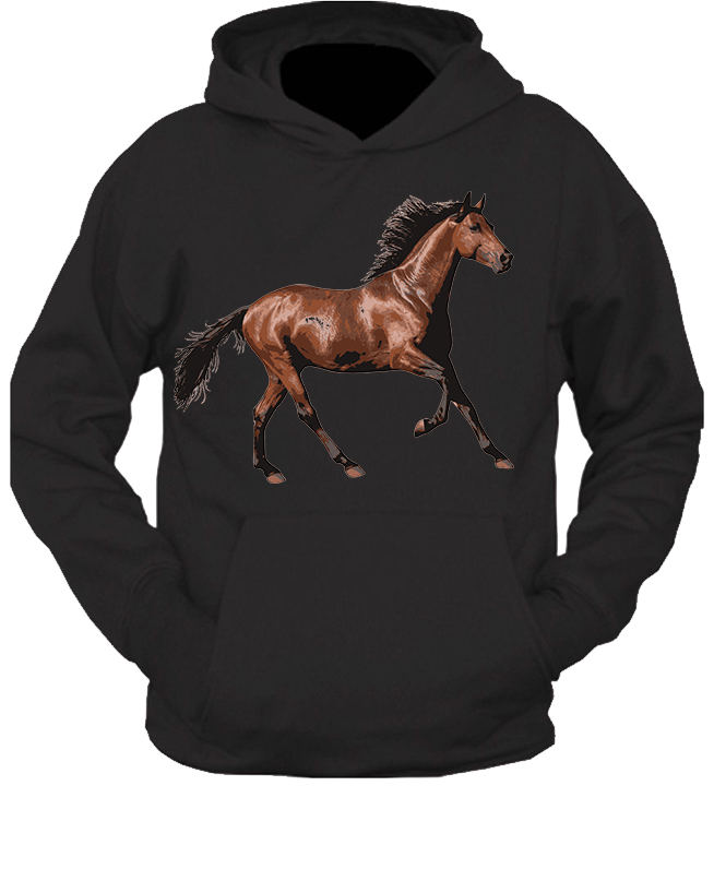 Bluza z kapturem Konie