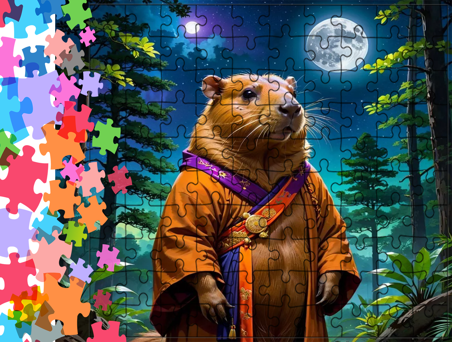 Puzzle tradycyjne - Kapibara