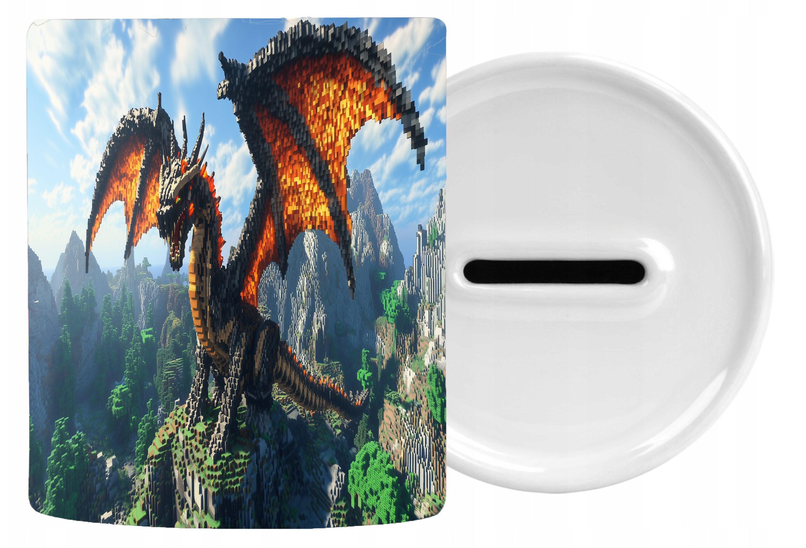 Skarbonka Ceramiczna Minecraft - Nowy Świat