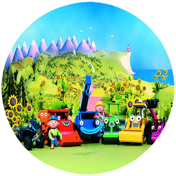 Opłatek na tort Bob Budowniczy