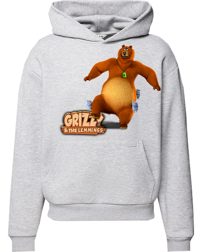 Bluza z kapturem Grizzy i Lemingi