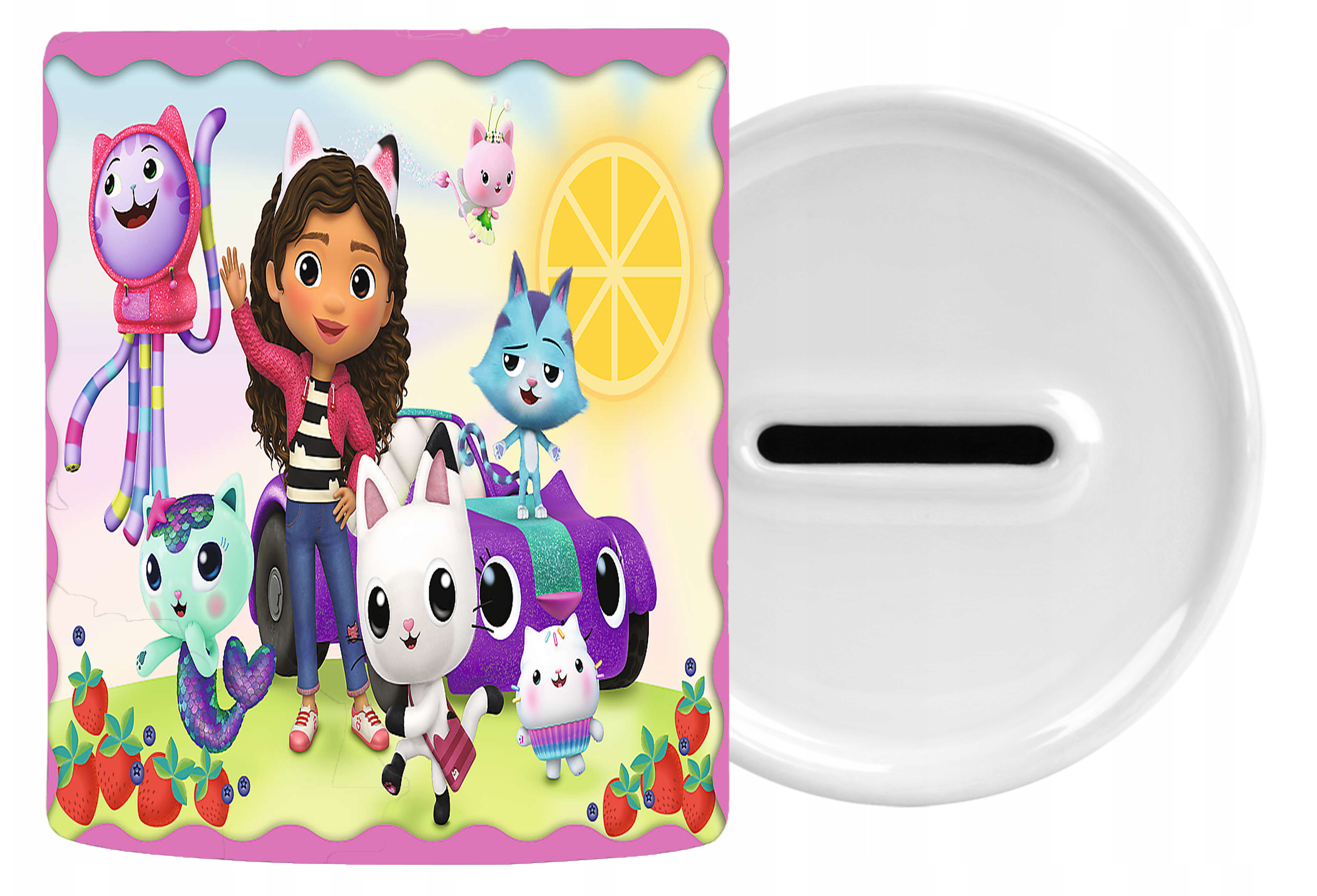 Skarbonka Ceramiczna Koci Domek Gabi