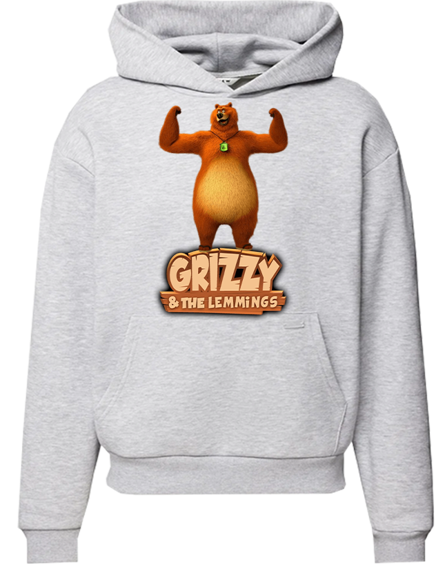 Bluza z kapturem Grizzy i Lemingi