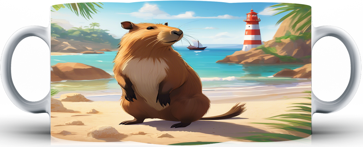 Kubek ceramiczny Kapibara