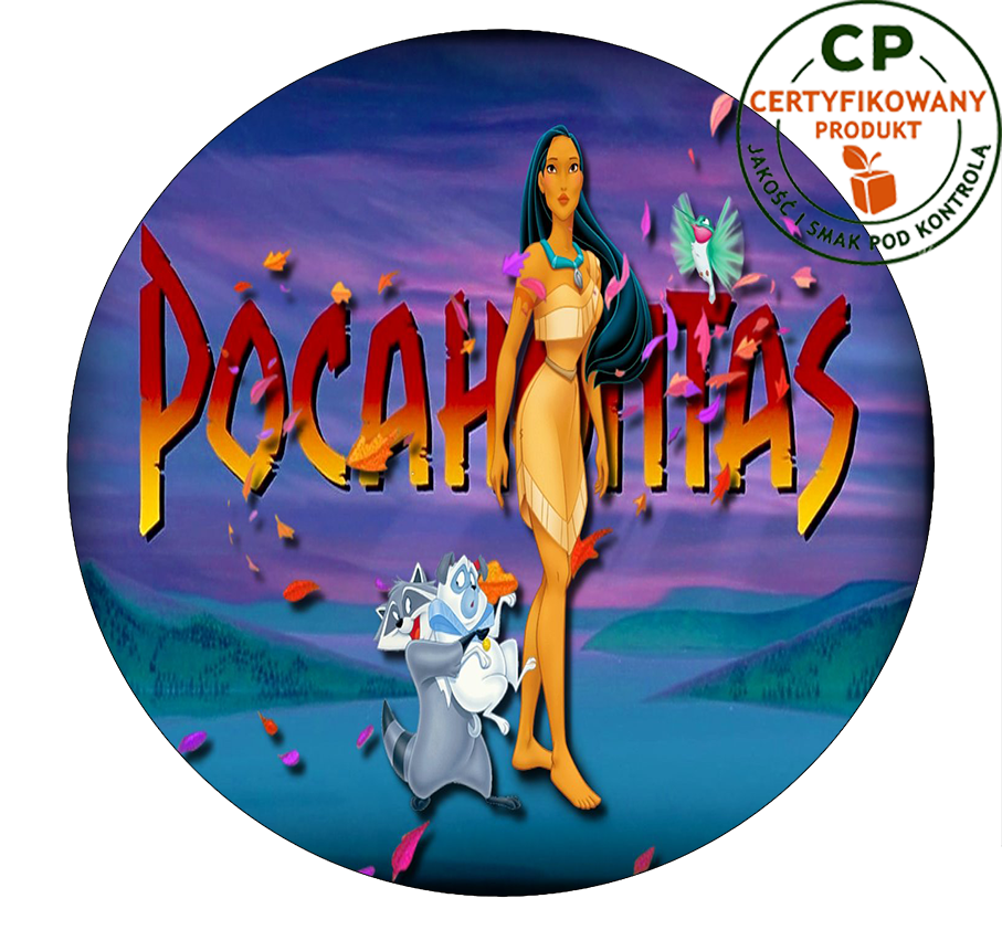 Opłatek na tort Pocahontas