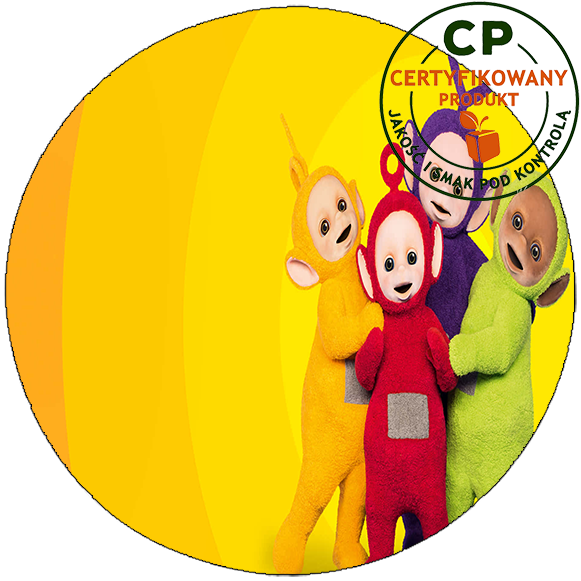 Opłatek na tort - Teletubisie