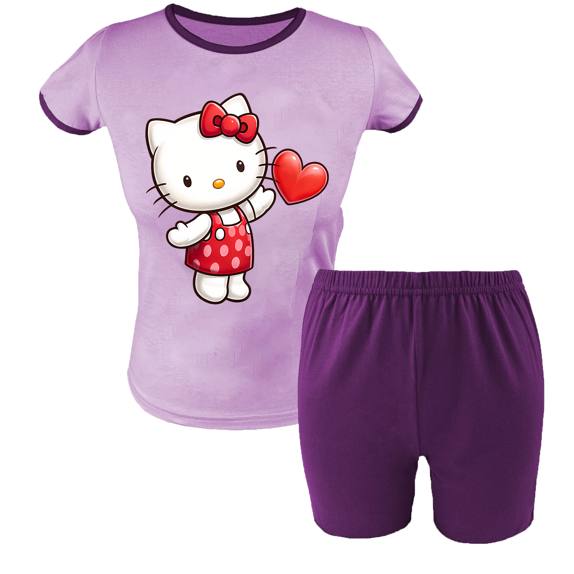 Krótka Piżama dziecięca Hello Kitty