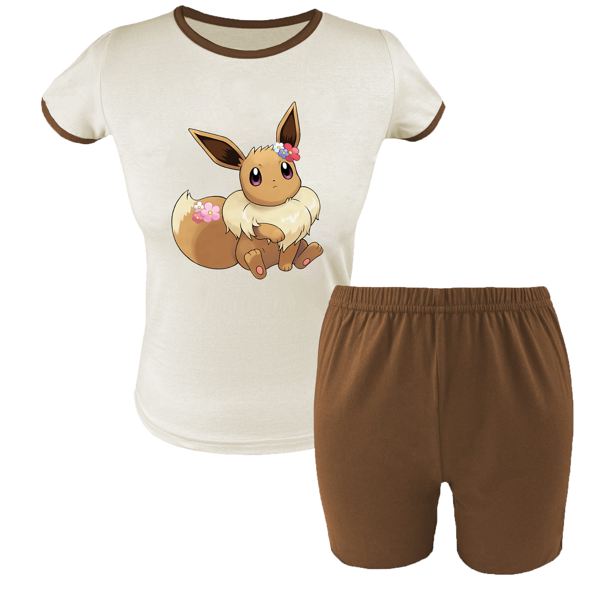 Krótka Piżama dziecięca Pokemon Eevee