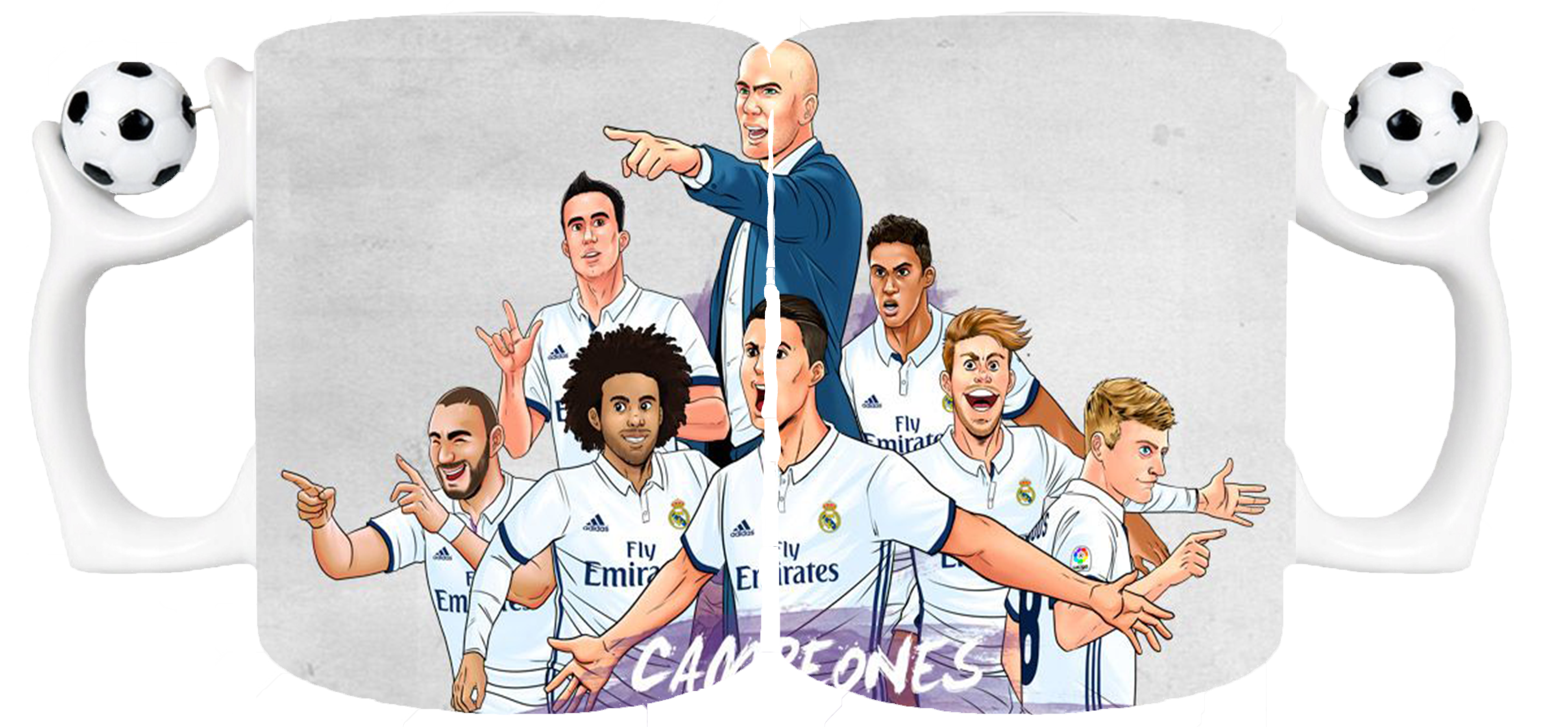 Kubek z piłką dla Fana Real Madryt