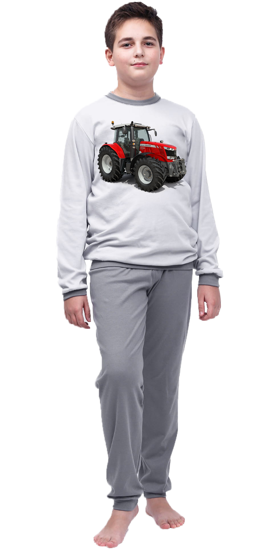 Piżama dziecięca Traktory