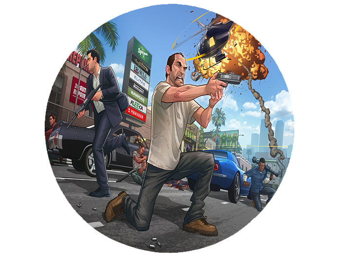 Podkładka pod myszkę GTA