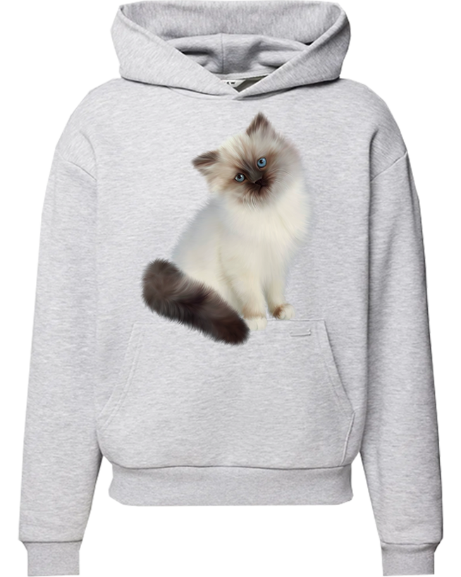 Bluza z kapturem z Kotem